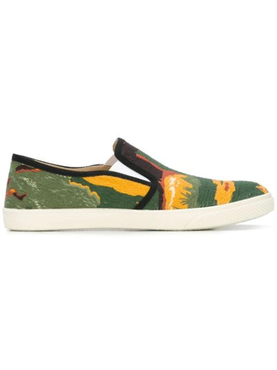 Shop Stella Mccartney Bosco Slip-on Sneakers - Multicolour