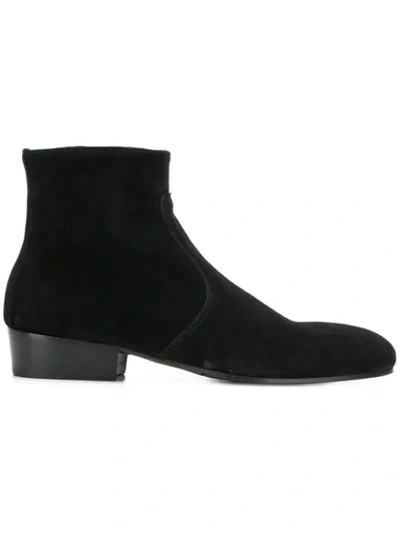 Shop Leqarant Suede Ankle Boots - Black