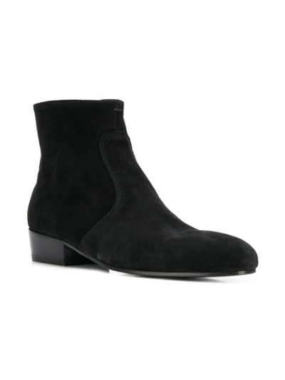 LEQARANT SUEDE ANKLE BOOTS - 黑色