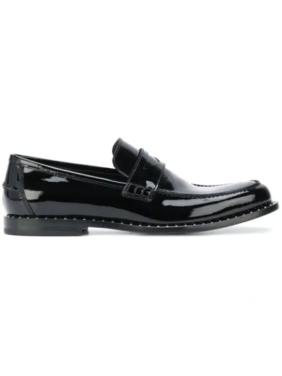 Shop Jimmy Choo Darblay Loafers In Black