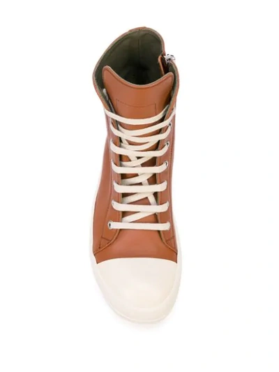 Shop Rick Owens 'larry' Sneakers In 173