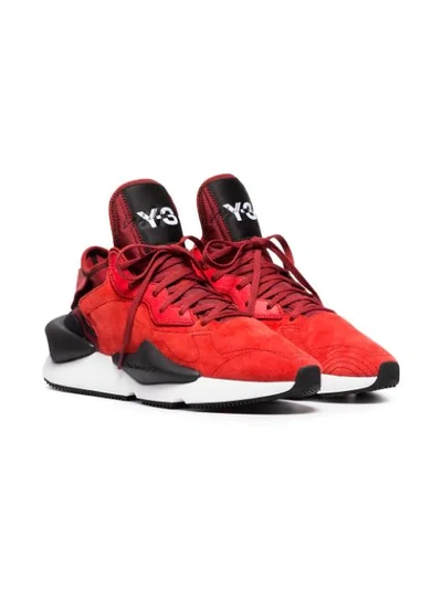 Shop Y-3 Kaiwa Sneakers - Red