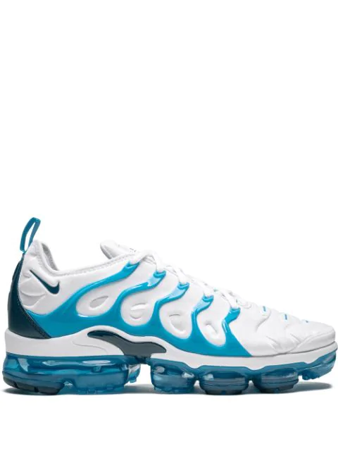 nike air vapormax plus white and blue