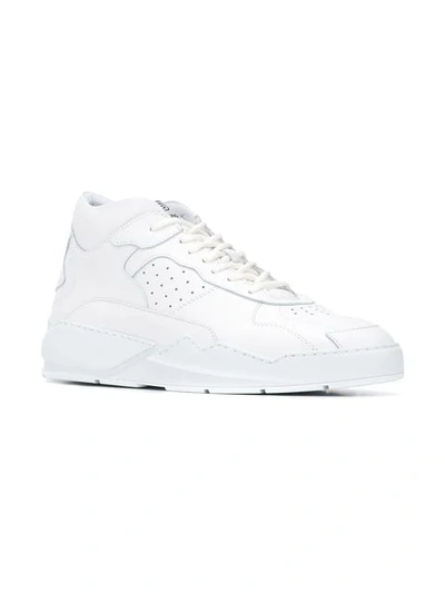 Shop Filling Pieces Hi-top Sneakers In White