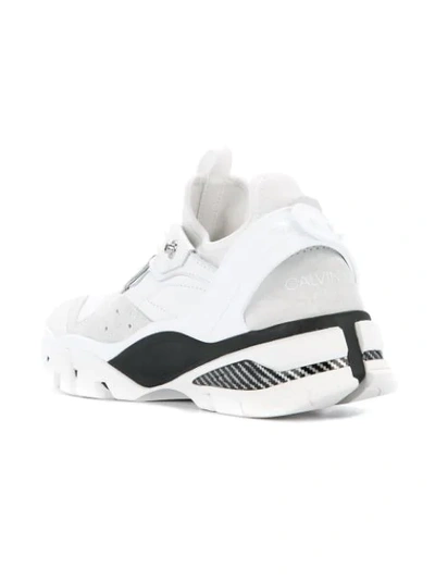 Shop Calvin Klein 205w39nyc Sneakers Mit Nappaleder In White