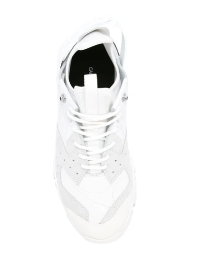 Shop Calvin Klein 205w39nyc Sneakers Mit Nappaleder In White