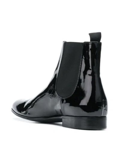 Shop Gianvito Rossi Suede Chelsea Boots - Black