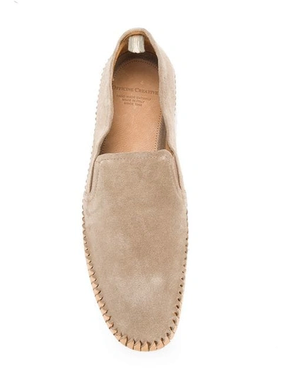 Shop Officine Creative Maurice Slip-on In Neutrals