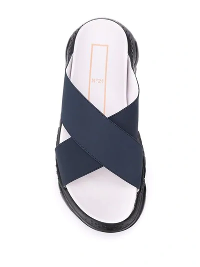 Shop N°21 Billy Sandals In Blue