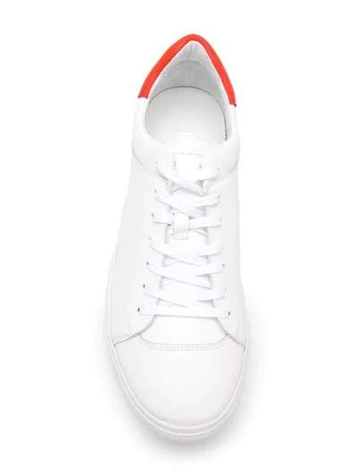 Shop Alexander Laude Lace-up Sneakers In White