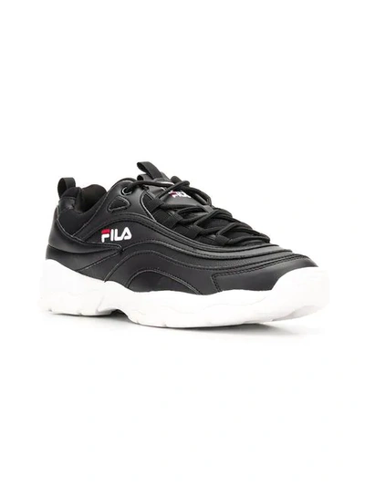 Shop Fila Massive Functional Sneakers In Black