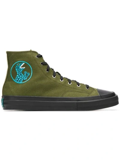 Shop Ps By Paul Smith Lomax Hi-top Sneakers - Green