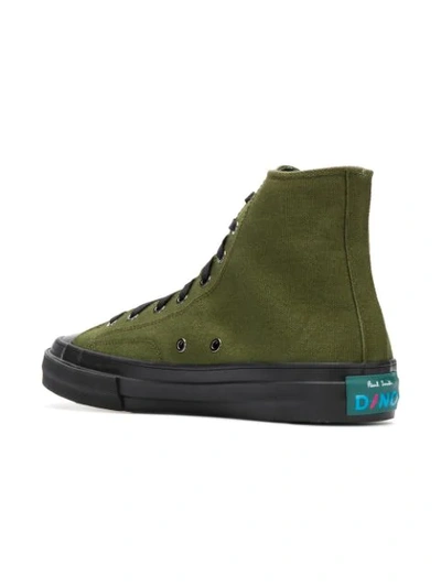 Shop Ps By Paul Smith Lomax Hi-top Sneakers - Green