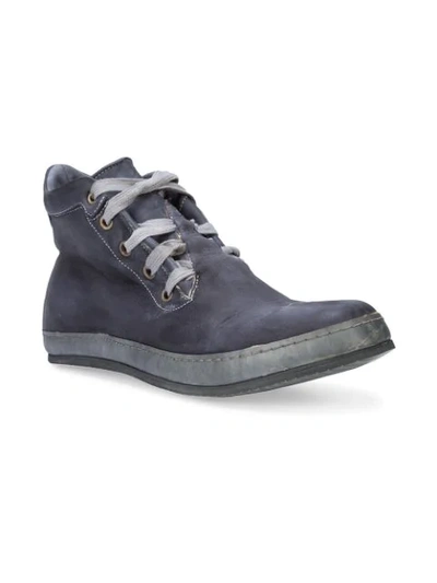 Shop A Diciannoveventitre Distressed Sneakers In Grey