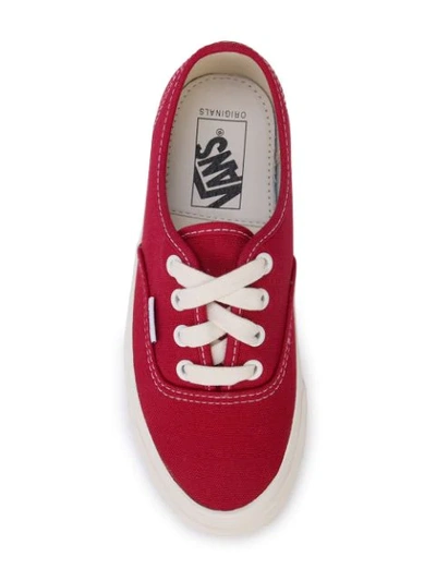 Shop Vans Og Authentic Lx “chilli Pepper” Sneakers In Red