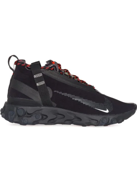 react runner mid wr ispa ripstop sneakers