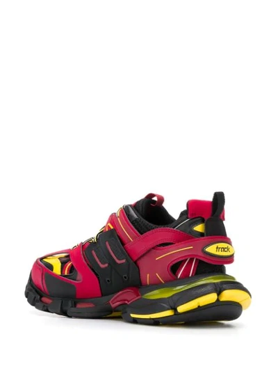 Shop Balenciaga Track Sneakers In Red