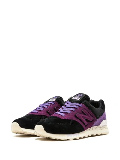 Shop New Balance Ml574 Sneakers In Black