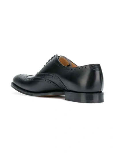 Shop Church's Berlin Leather Oxford Brogues In Black