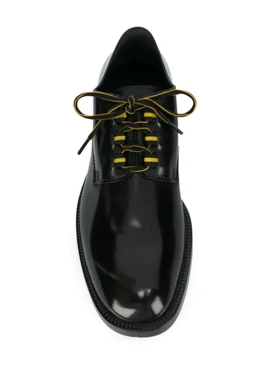 Shop Maison Margiela Derby Shoes - Black