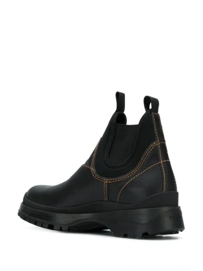 Shop Prada Slip-on Boots In Black