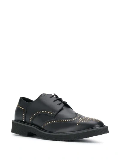 Shop Giuseppe Zanotti Andie Derby Shoes In Black