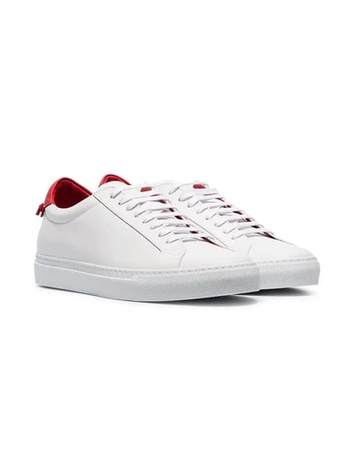 Givenchy White & Red Urban Knots Sneakers In White Multi | ModeSens