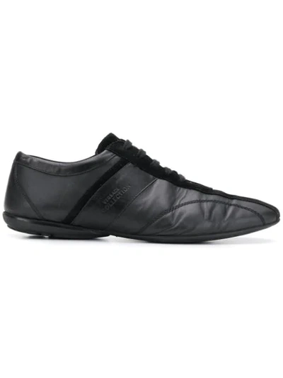 Pre-owned Versace 1990's Lace-up Shoes In Black