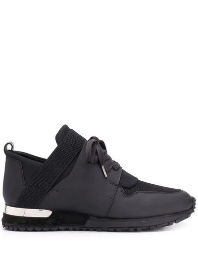 Shop Mallet Footwear 'btlr Midnight Elast' Sneakers In Black