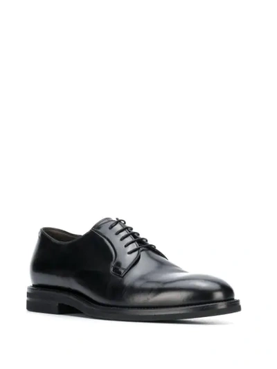 Shop Brunello Cucinelli Lace-up Derby Shoes In Black