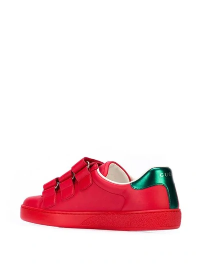 GUCCI RAINBOW SNEAKERS - 红色