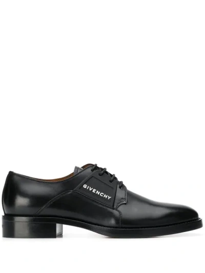 Shop Givenchy Cruz Derby Shoes In Black