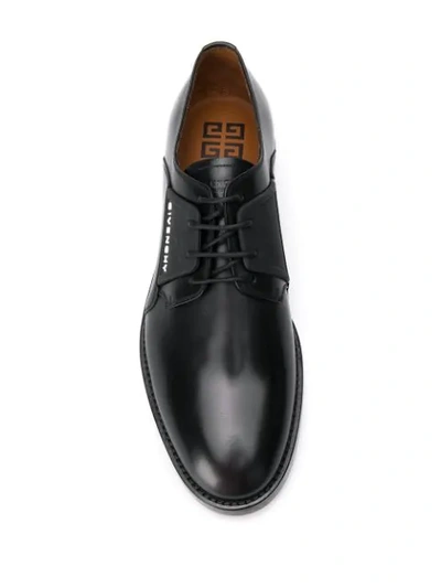 Shop Givenchy Cruz Derby Shoes In Black