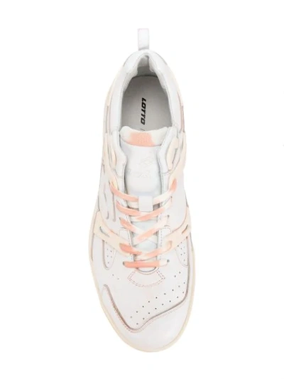 Shop Damir Doma Panelled Sneakers In White
