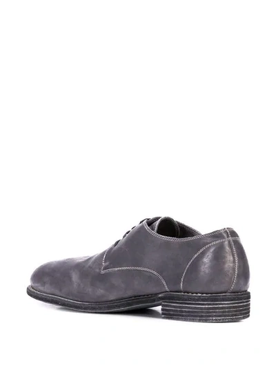 GUIDI FORMAL LACE UP SHOES - 灰色