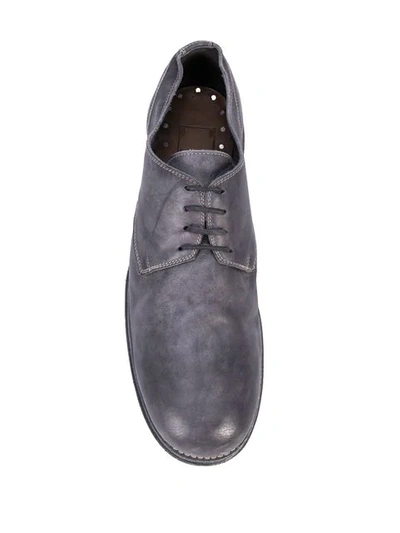 GUIDI FORMAL LACE UP SHOES - 灰色