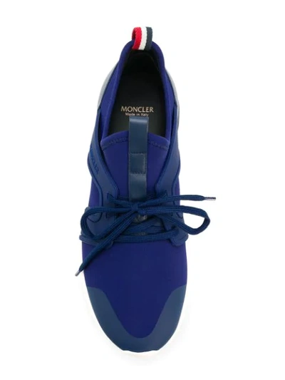 Shop Moncler Emilien Sneakers In Blue