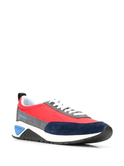 Shop Diesel S-kb Lo-top Sneakers In Red