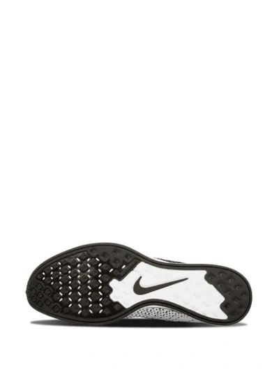 Shop Nike Flyknit Racer "black/white" Sneakers