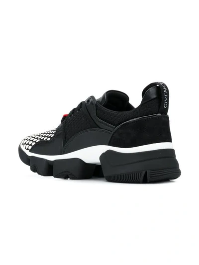Shop Givenchy Low Jaw Sneakers In Black