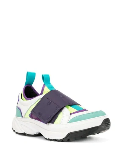 Shop A(lefrude)e Colour Block Chunky Sneakers In Multicolour