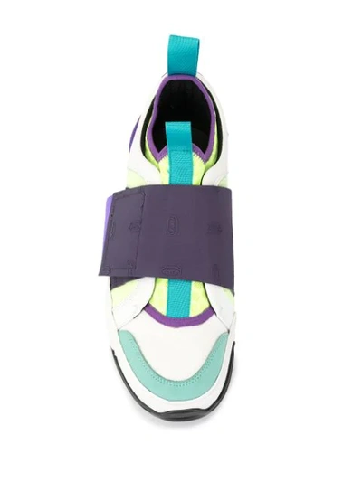 Shop A(lefrude)e Colour Block Chunky Sneakers In Multicolour