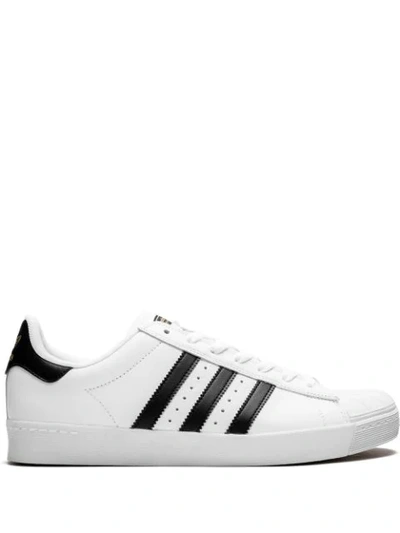 Shop Adidas Originals Superstar Vulc Adv Sneakers In White
