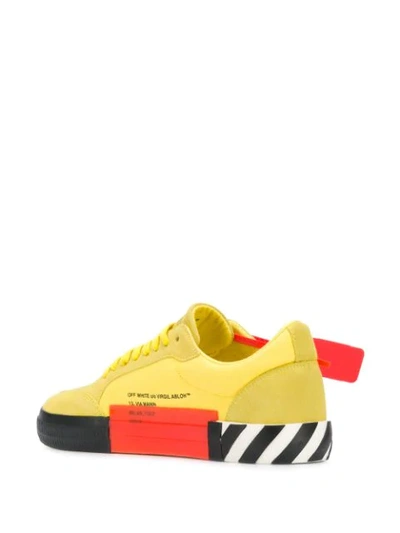 OFF-WHITE LOGO SNEAKERS - 黄色