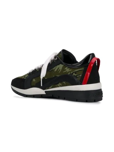 Shop Dsquared2 Hiking Sneakers In Black