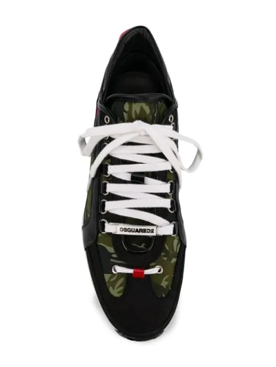 Shop Dsquared2 Hiking Sneakers In Black