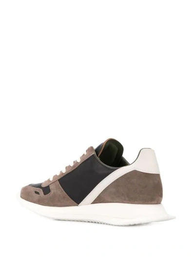 Shop Rick Owens Classic Low Top Trainers In Black