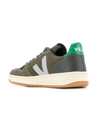 Shop Veja B In Green ,grey
