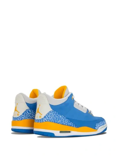Jordan Air  3 Ls Sneakers In Blue