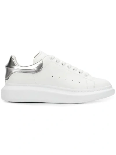 Shop Alexander Mcqueen Classic Low-top Trainers - White